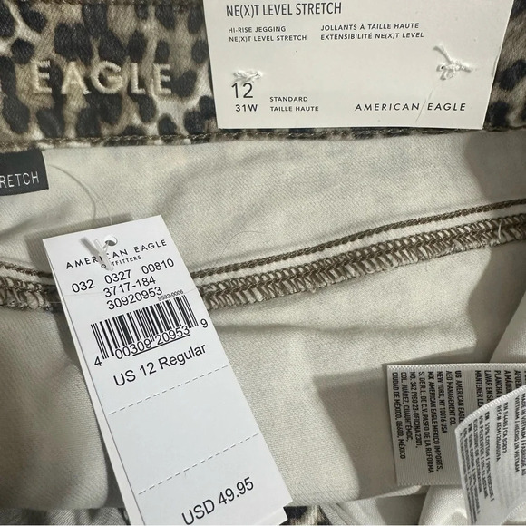 American Eagle Ne(X)t Level Stretch Size 12 New With Tags - Picture 4 of 5